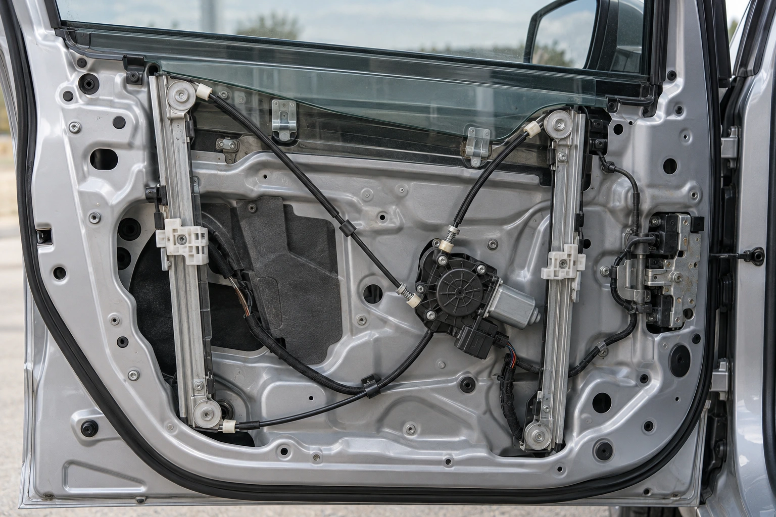 Ilustrasyon ng aplikasyon sa Window regulator at door module