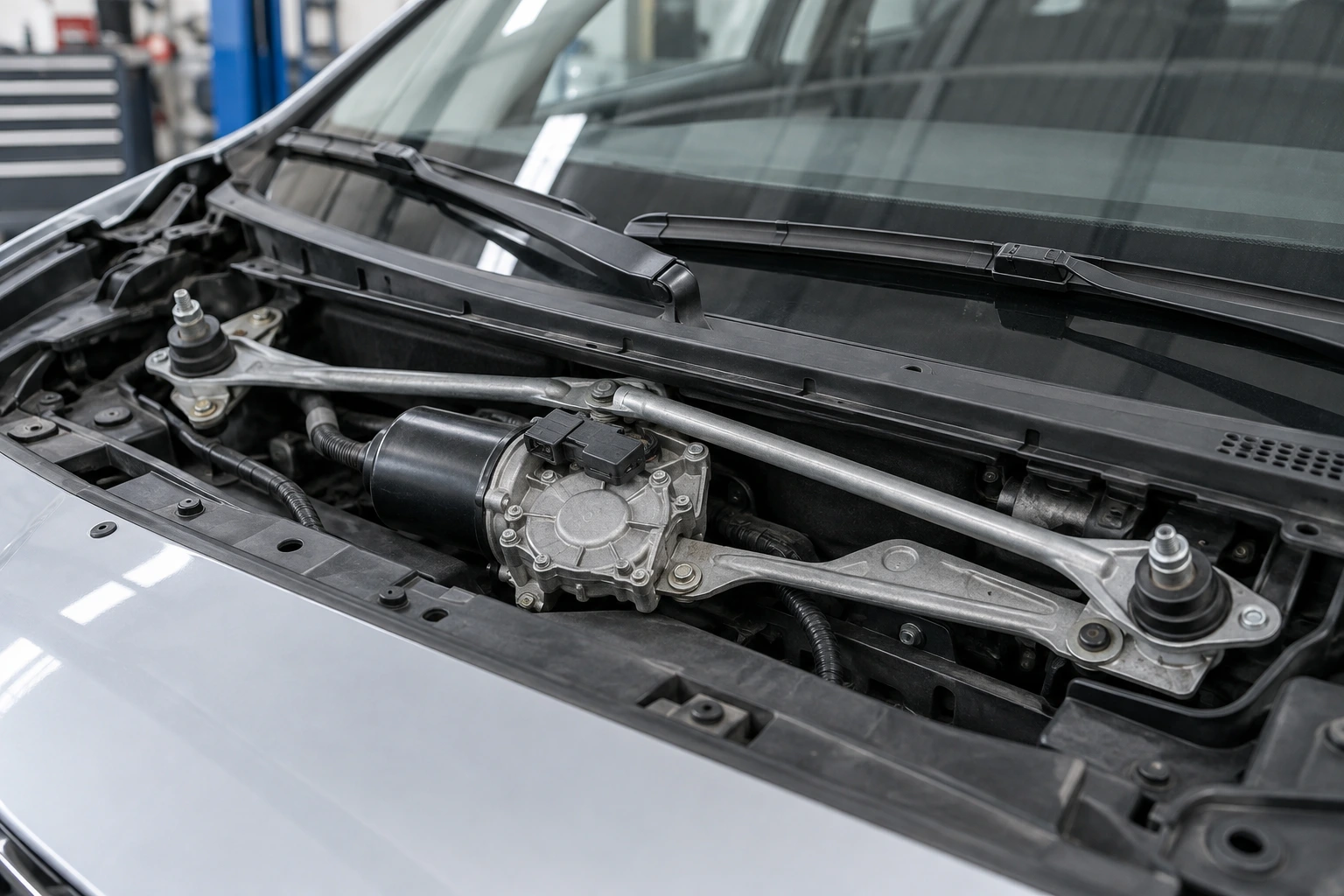 Ilustrasyon ng aplikasyon sa Motor at linkage ng wiper